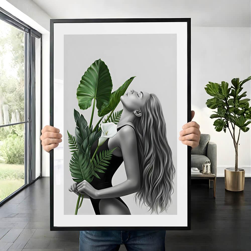 Botanical Girl (A) Art Print
