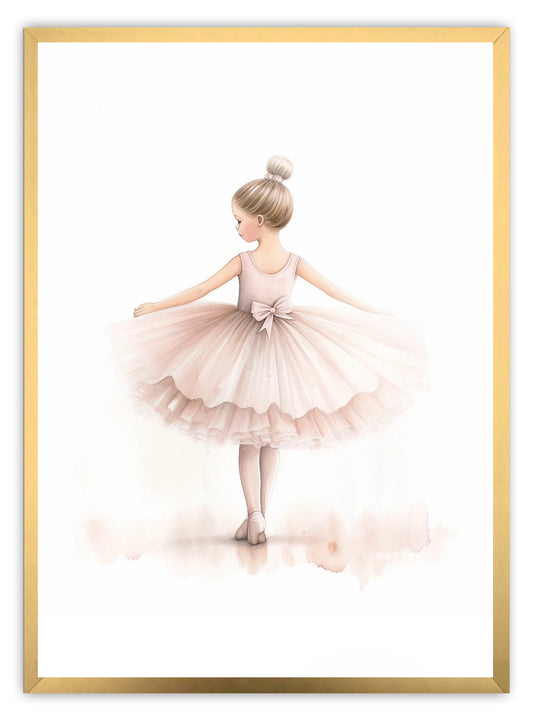 Pink Ballerina Art Print