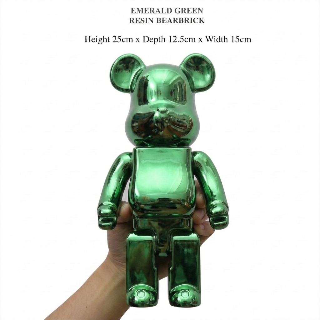 Bearbricks 400%  25cm Electroplated Action Figure - 11 Colours