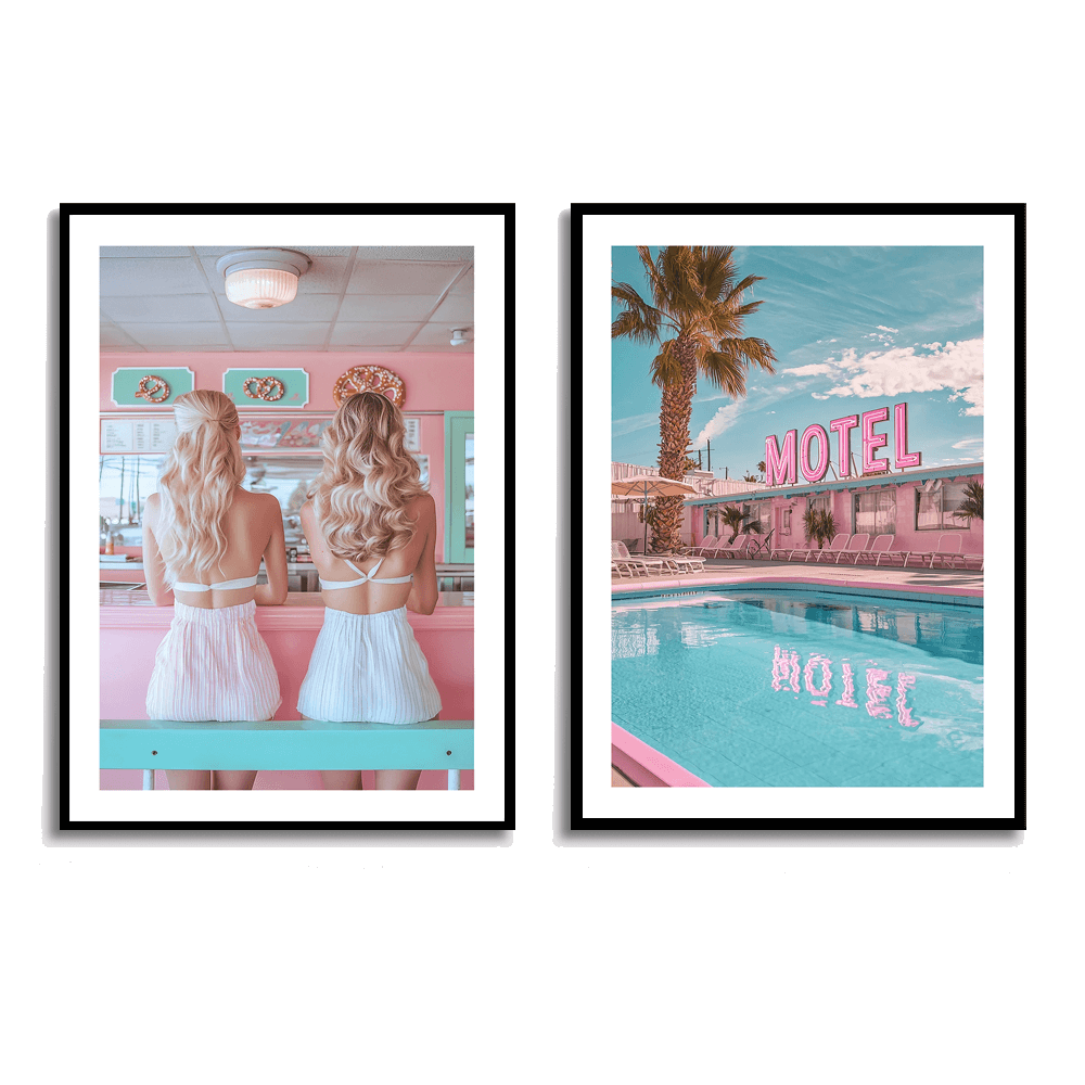 LA Motel Art Print