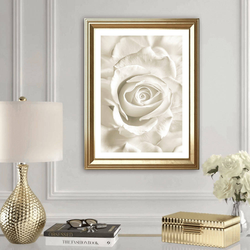 White Rose Art Print