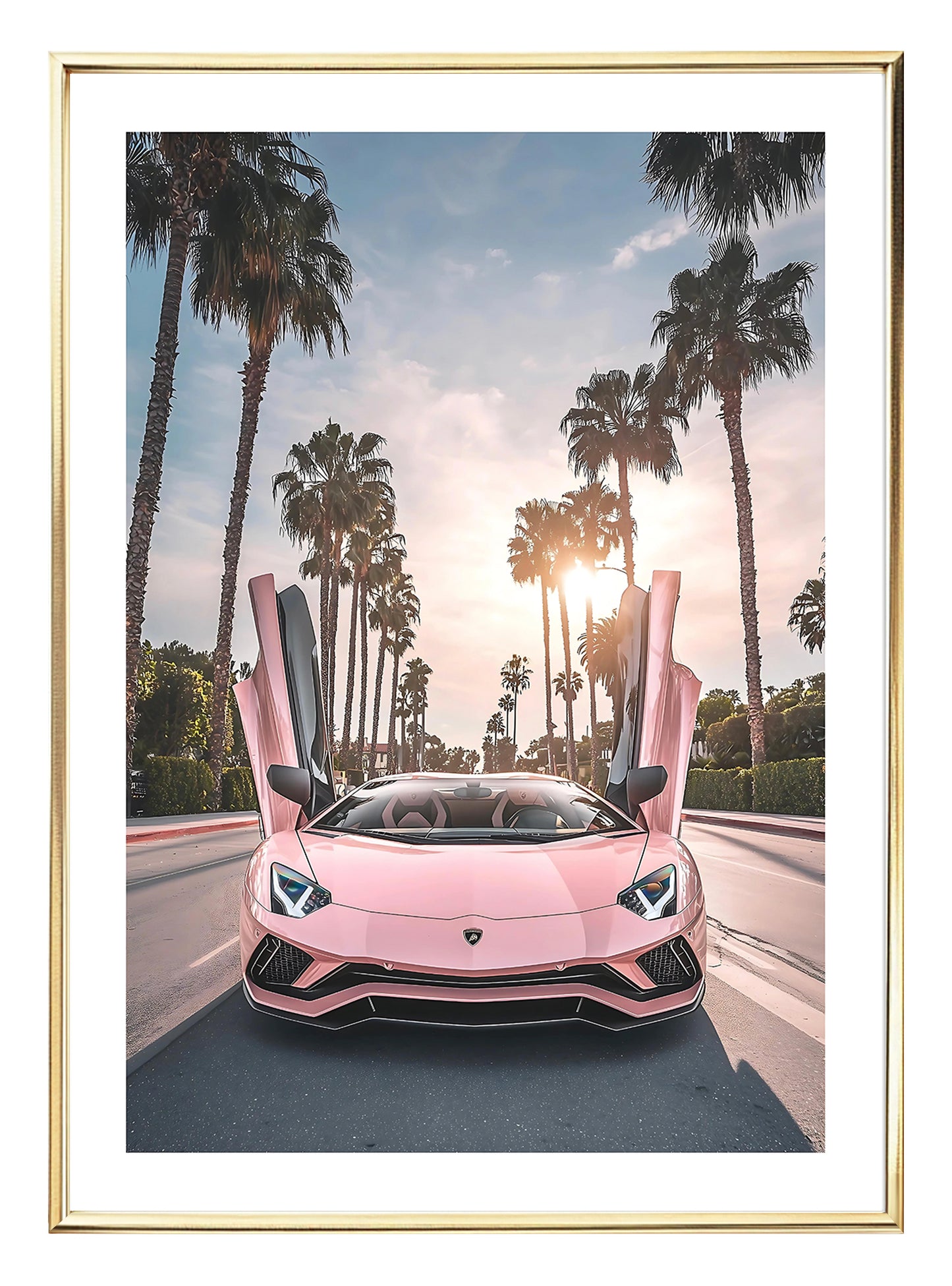 Pastel Lamborghini Art Print