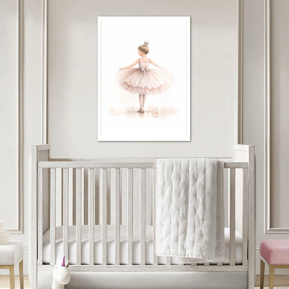 Pink Ballerina Art Print