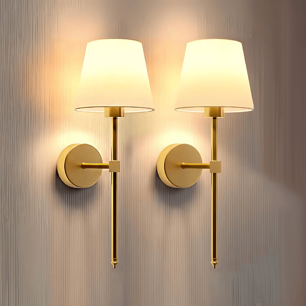 Elegance guld væglampe