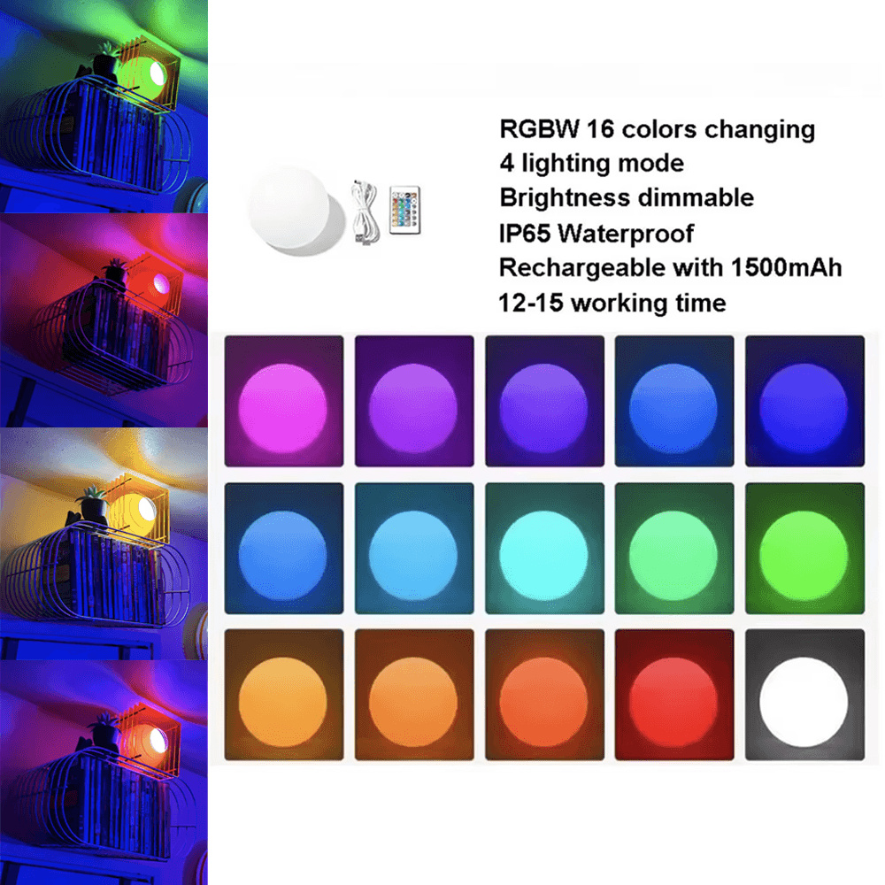 Cube 15 Glow Lamp - Colour Change - USB