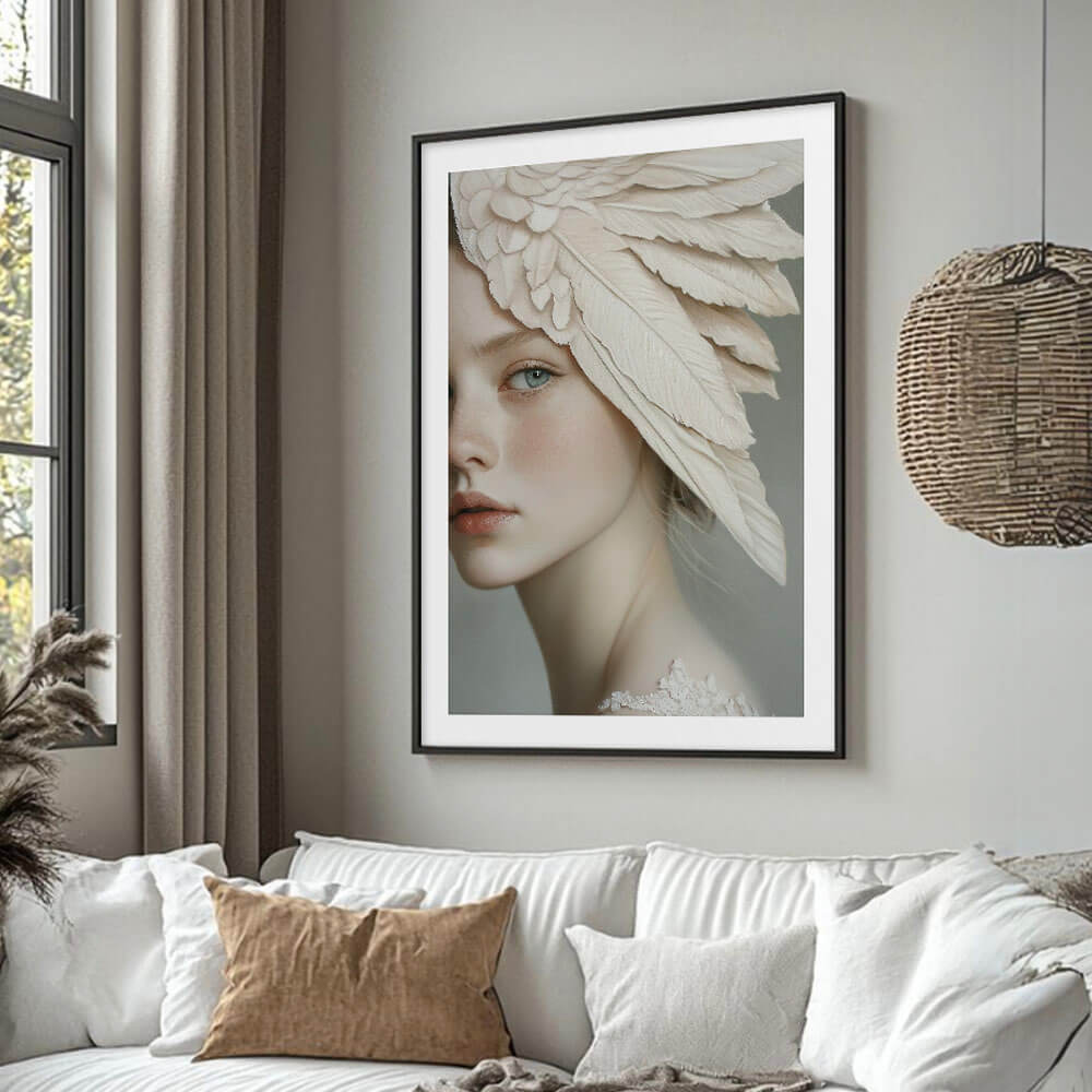 Ethereal Angel (B) Art Print