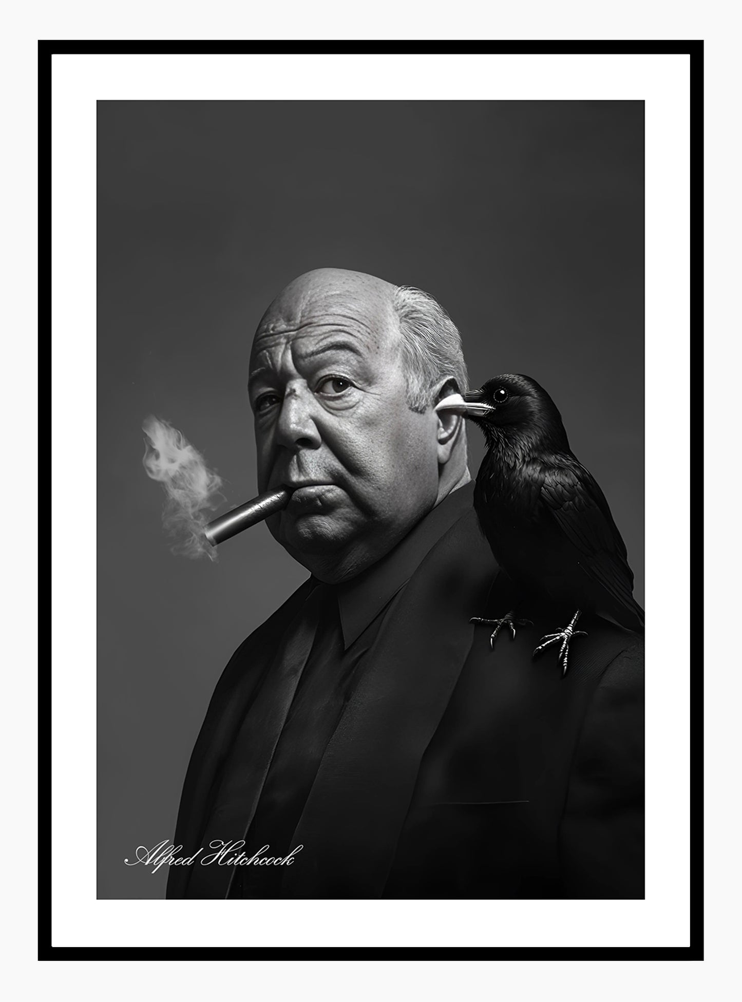 Alfred Hitchcock Art Print