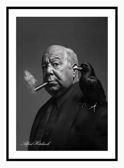 Alfred Hitchcock Art Print