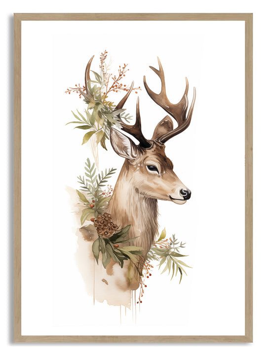 Nordic Deer Print