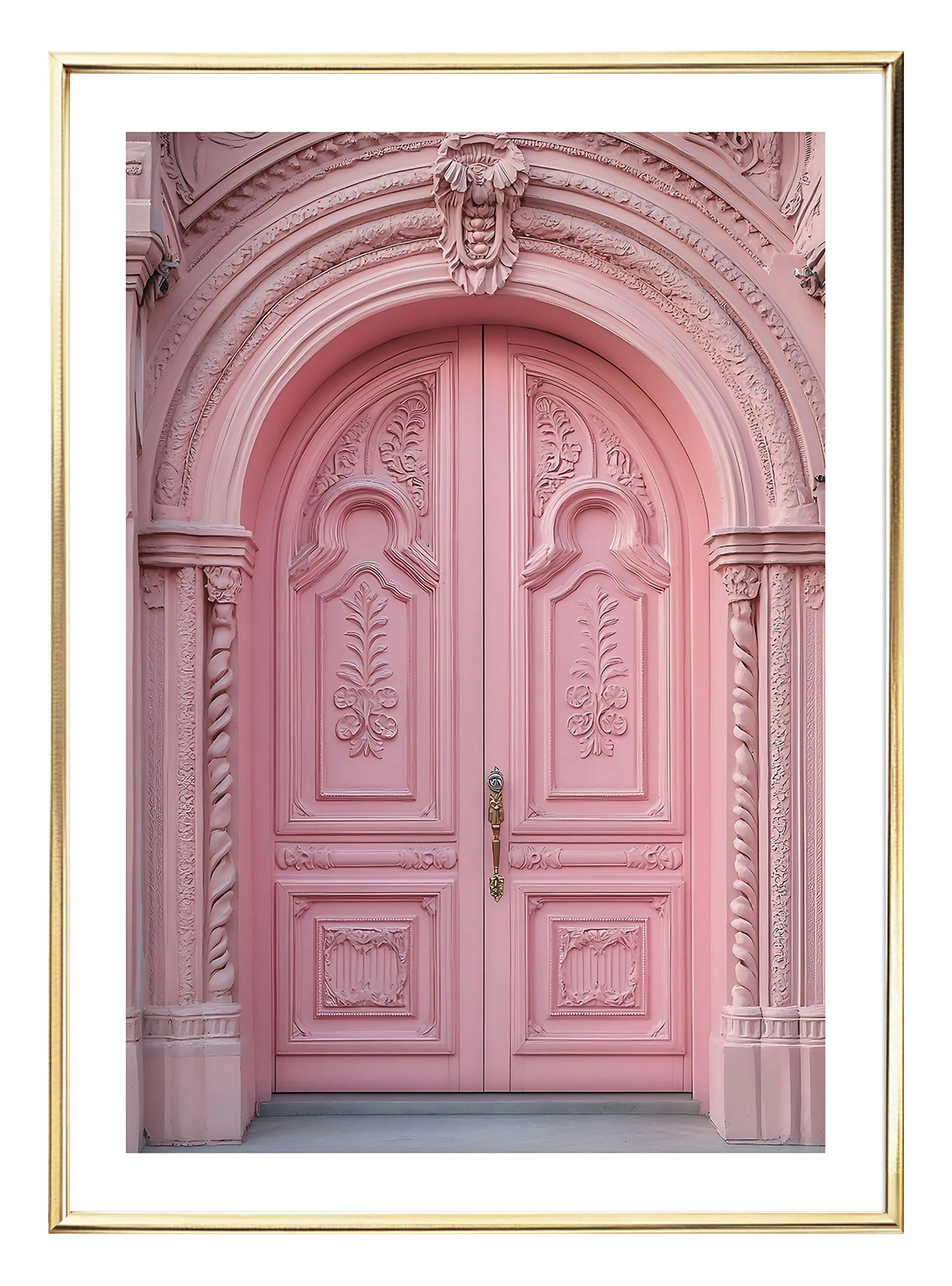 Pastel Doors Art Print