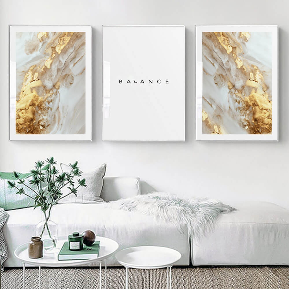 Liquid Gold (A) Abstract Art Print