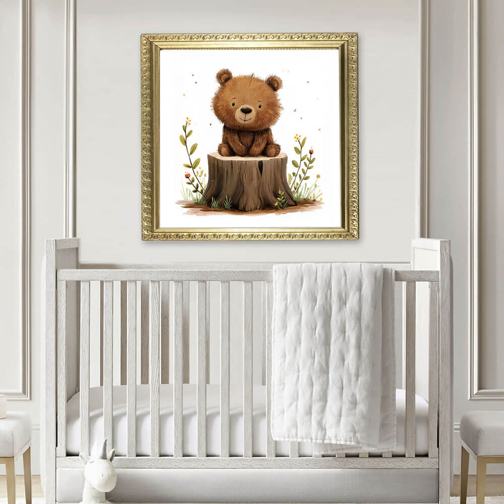 Baby Bear (A) Art Print