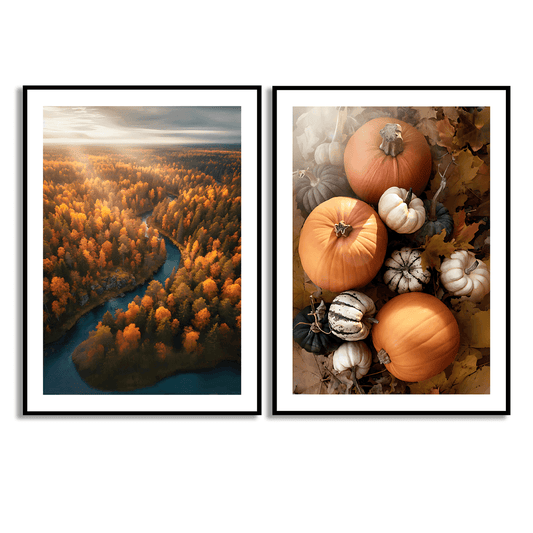 Fall Trees Art Print