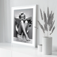 Marilyn Reading, Art Print