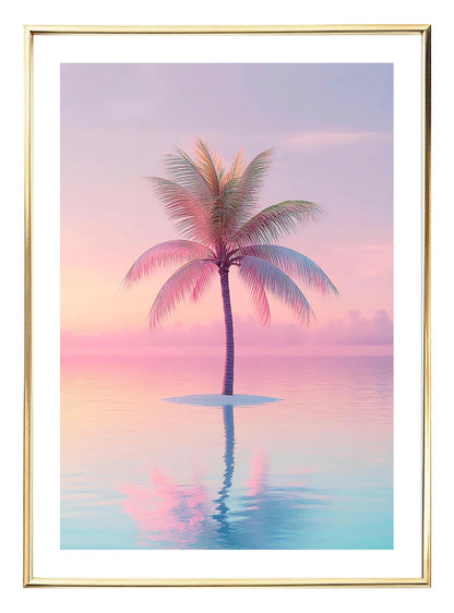 Sunset Palm Art Print