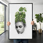 Botanisk jente (C) kunsttrykk