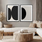 Contempo gull kunsttrykk (B)