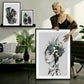 Botanical Girl (D) Art Print