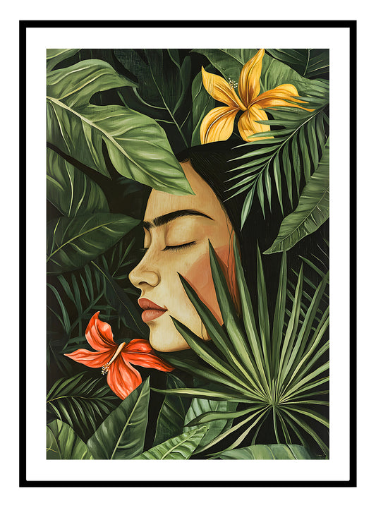 Tropical Girl (B) Art Print