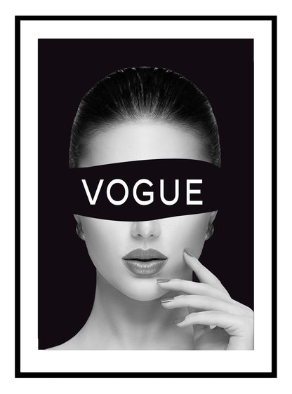 Colección Couture: Modelo Vogue Lámina artística
