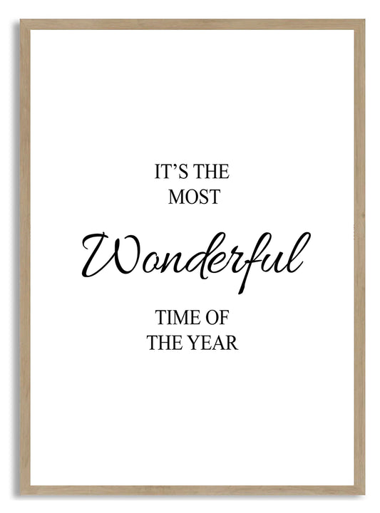 Wonderful Christmas Print