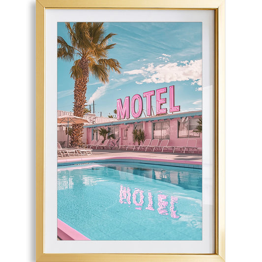 LA Motel Art Print