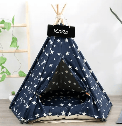 Teepee Dog or Cat Bed Tent - 6 Styles