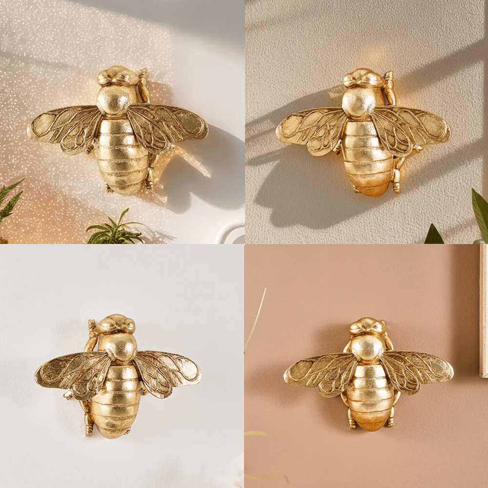 Golden Bee Wall Decor