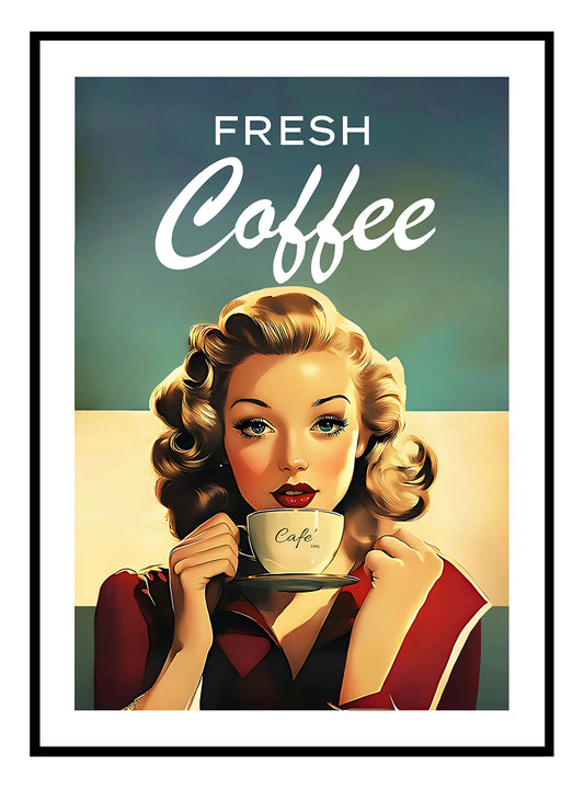 Fresh Coffee Art Print