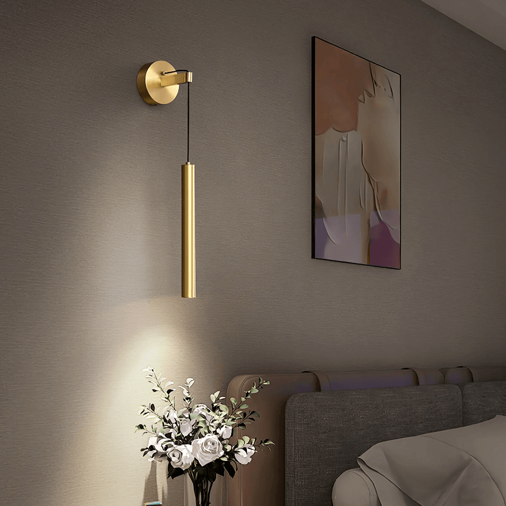 Nordic Minimalist Wall Light - Gold