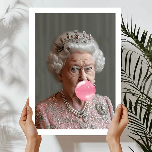 Bubblegum Queen Art Print