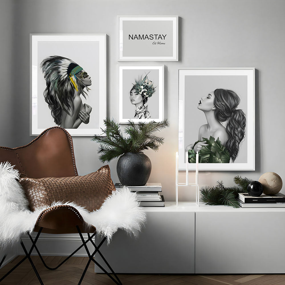 Apache Girl Art Print