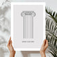 Ionic Column Art Print