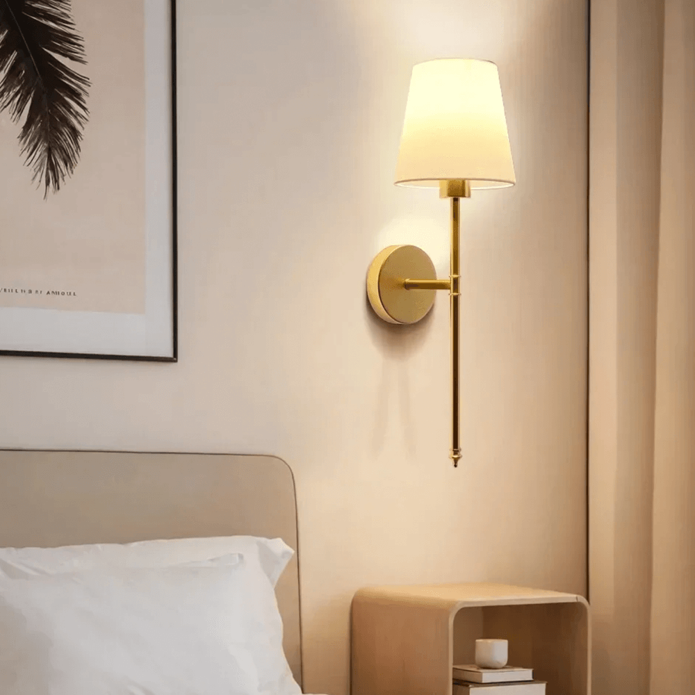 Elegance guld væglampe