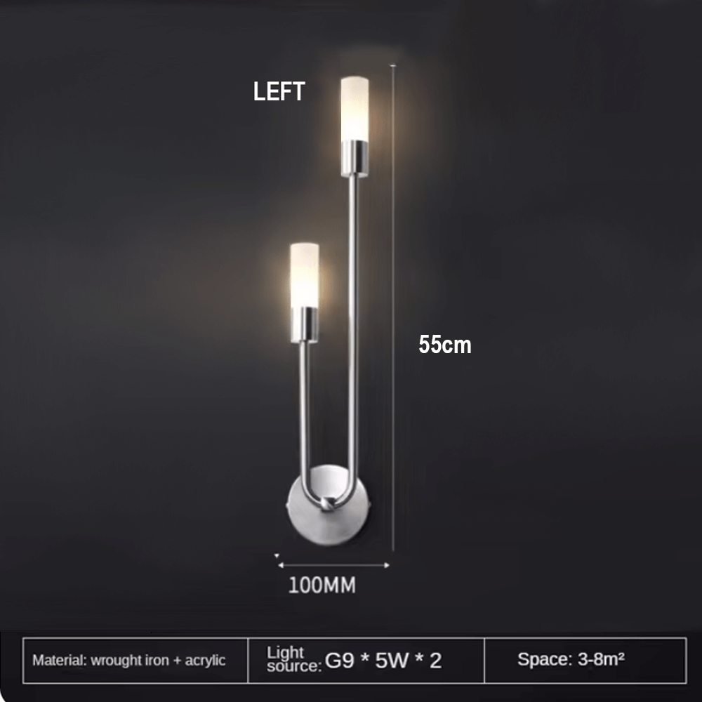 Luna Double Wall Light - 3 Colours