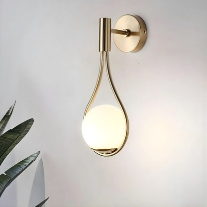 Nordic Loop Wall Light - Gold