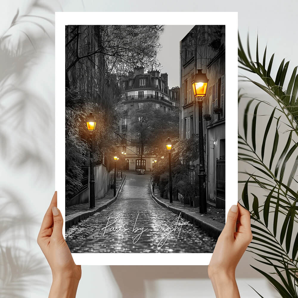 Paris by Night Art Print