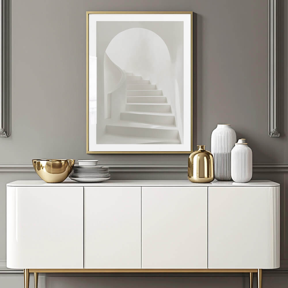 Arched Stairway Art Print