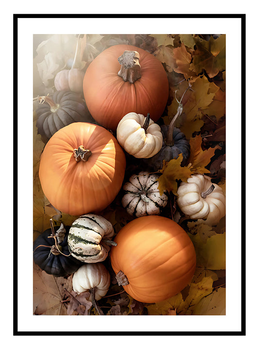 Pumpkin Harvest Art Print