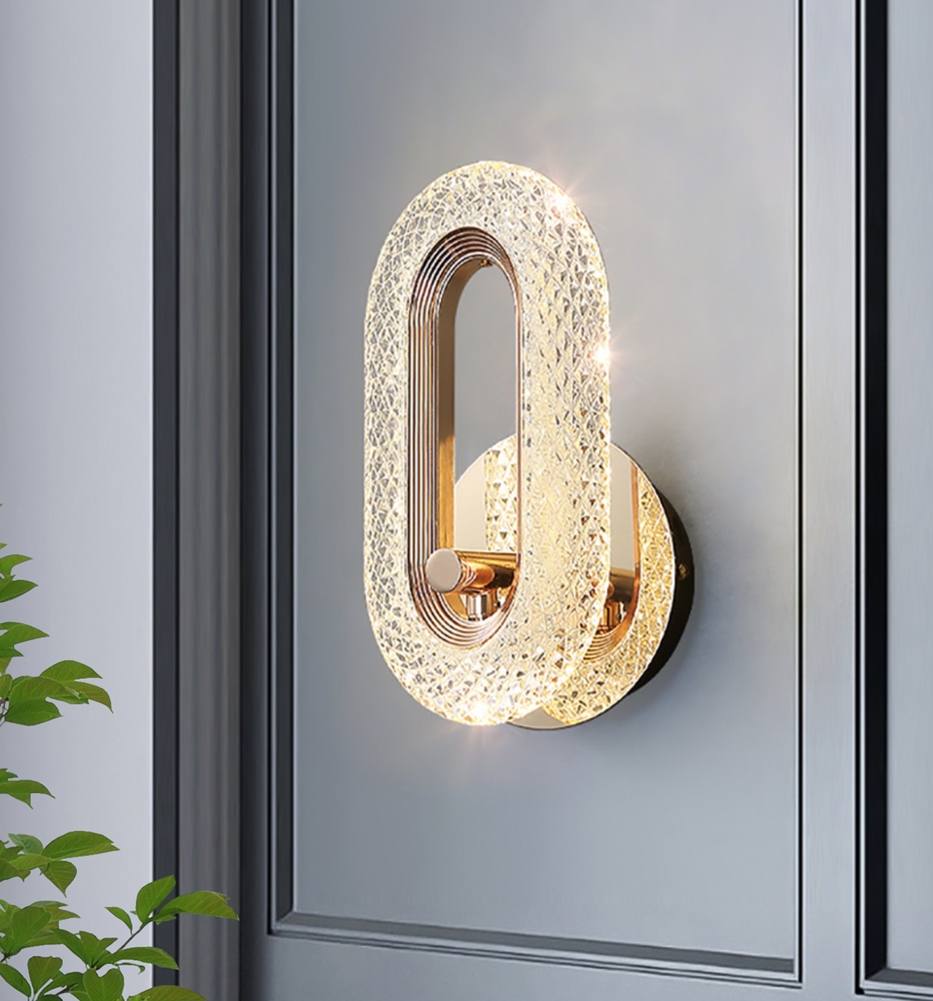 Luxury LED Crystal Style Wall Lamp
