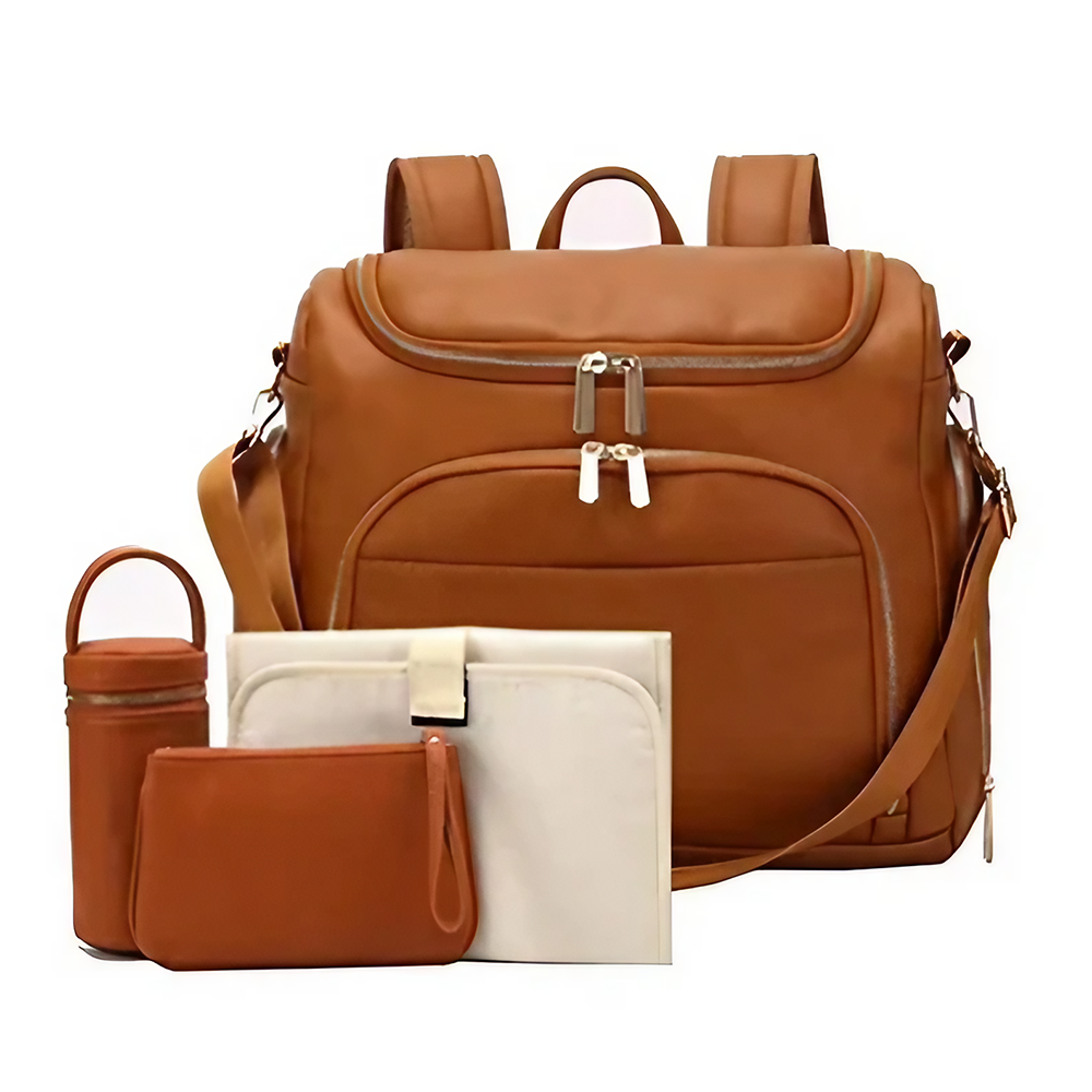 Baby Bag, Maternity Hospital Bag, PU Leather