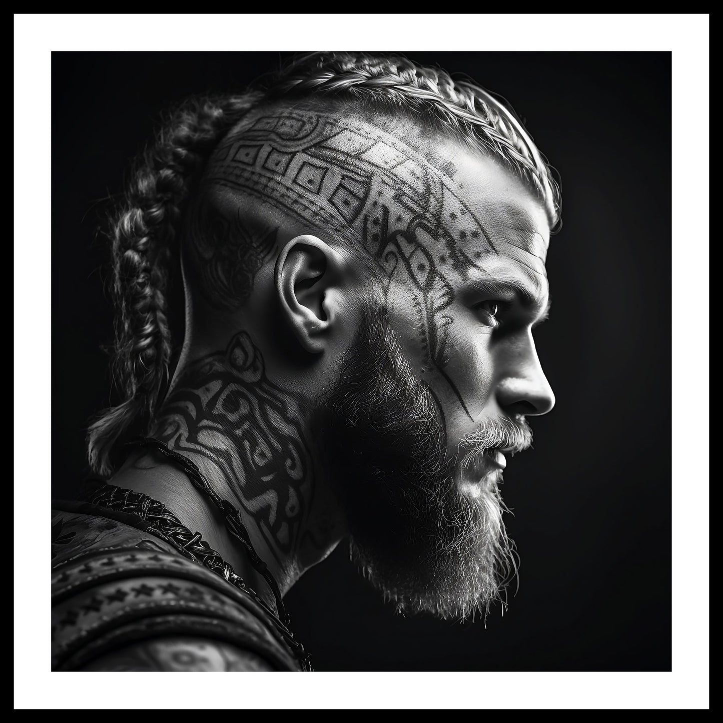 Ragnar Lothbrok Viking Art Print (A)