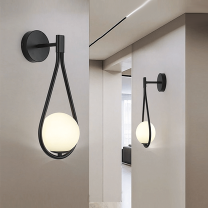 Nordic Loop Mauer Light - Black