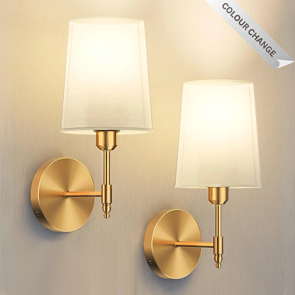Elegance guld væglampe