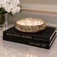 Scented 7 Wick Candle - Gold Hammered Metal - 20cm
