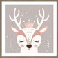 Baby Reindeer (B) , Nursery Art Print