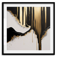 Midnight Gold (2) Abstract Art Print
