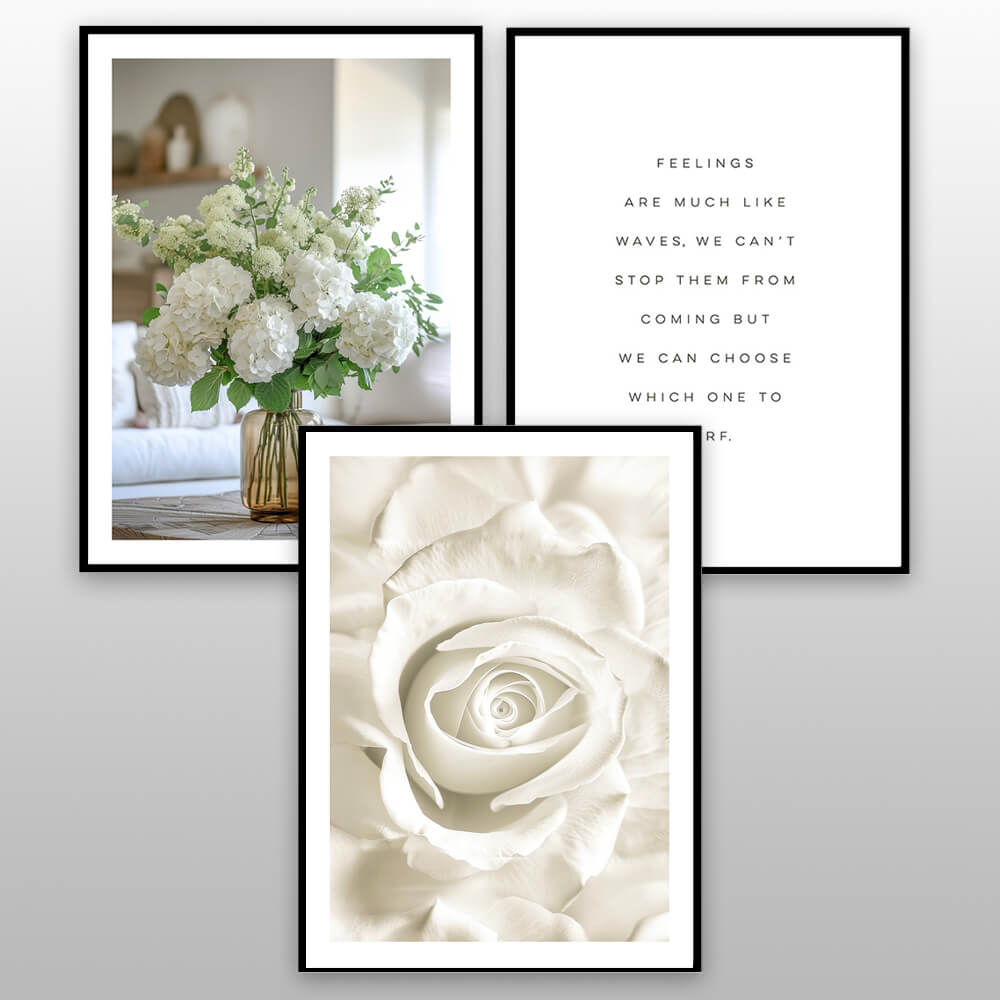 White Rose Art Print