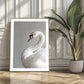 Serene Swan (M) Art Print