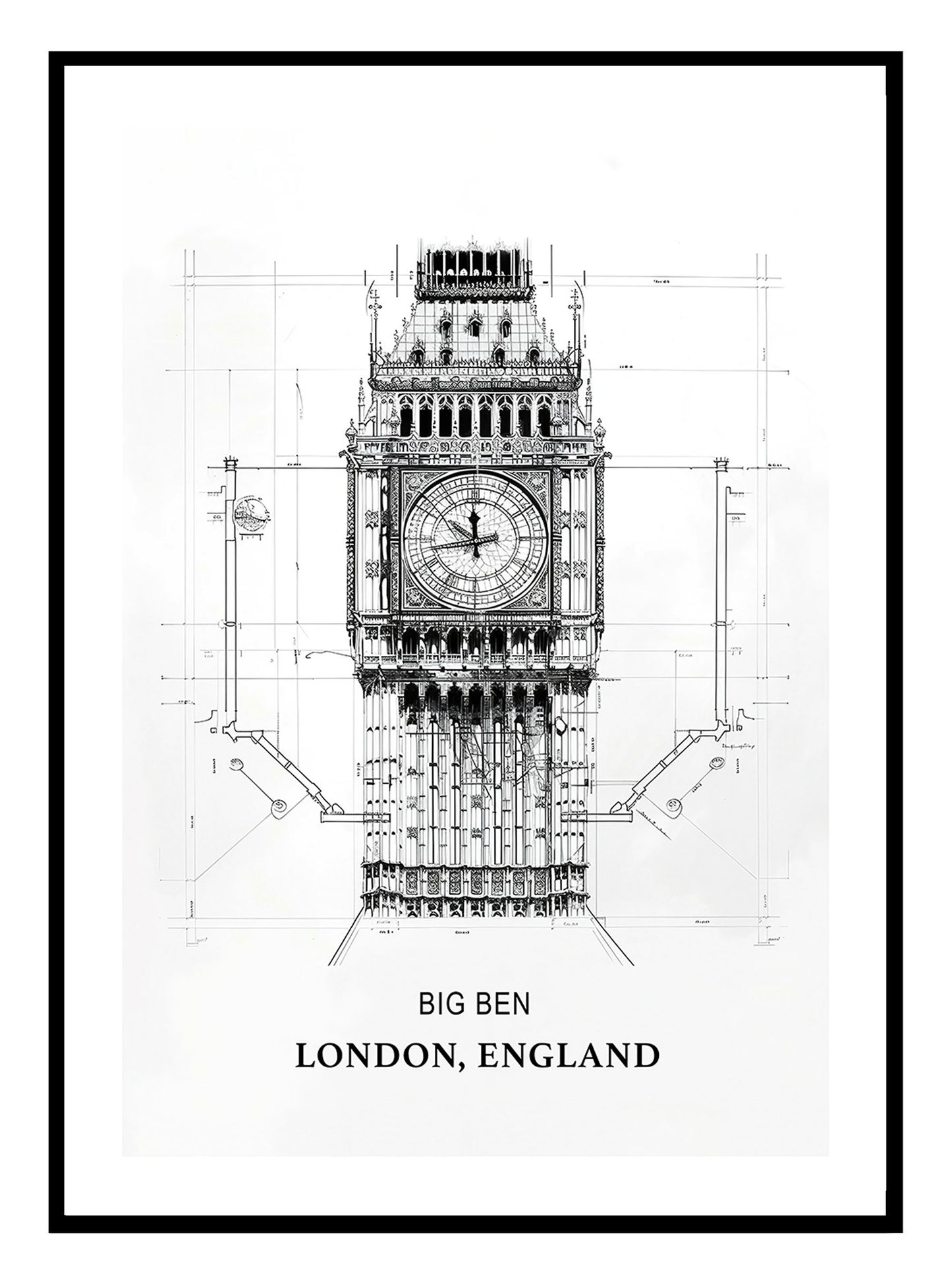 Big Ben, London Art Print